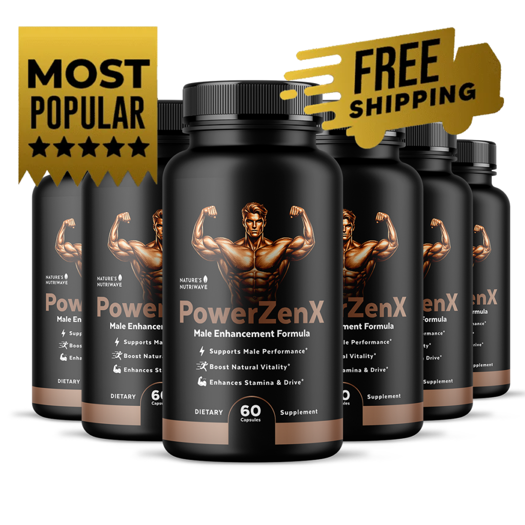 PowerZenX supplement six-bottle package